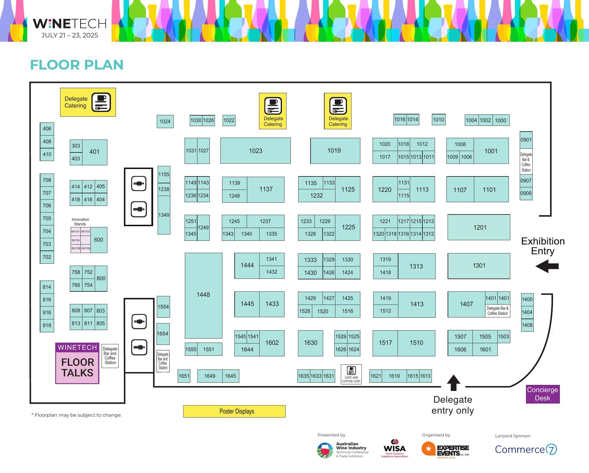WineTech 2025 Floorplan